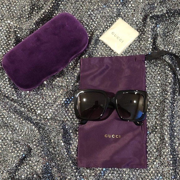 🔥GUCCI WOMEN'S 54mm DESIGNER SUNGLASSES - Picture 16 of 16